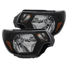 Load image into Gallery viewer, ANZO USA 2012-2015 Toyota Tacoma Crystal Headlights Black (111395)