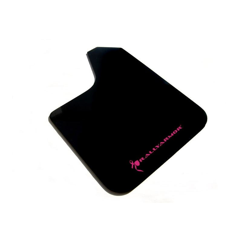 Rally Armor Black Mud Flap/Pink Logo (MF12-BAS-BCPK)