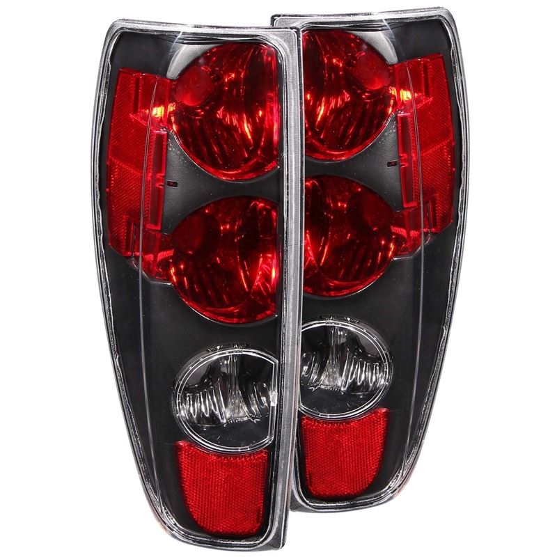 ANZO USA 2004-2012 Chevrolet Colorado Taillights Black (211007)