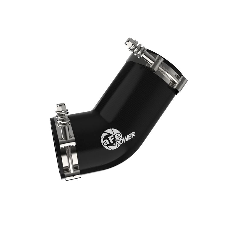 aFe 19-23 RAM Diesel L6-6.7L BladeRunner 3.5 IN Aluminum Cold Charge Pipe - Black (46-20619-B)