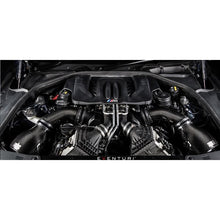 Load image into Gallery viewer, BMW F12/F13/F06 M6 Eventuri Black Carbon Intake with shroud set (EVE-F1XM6-CF-INT)