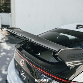 Seibon MB-Style Carbon Fiber Rear Spoiler for 23-24 Honda Civic Type R (RS23HDCVRC-MB)
