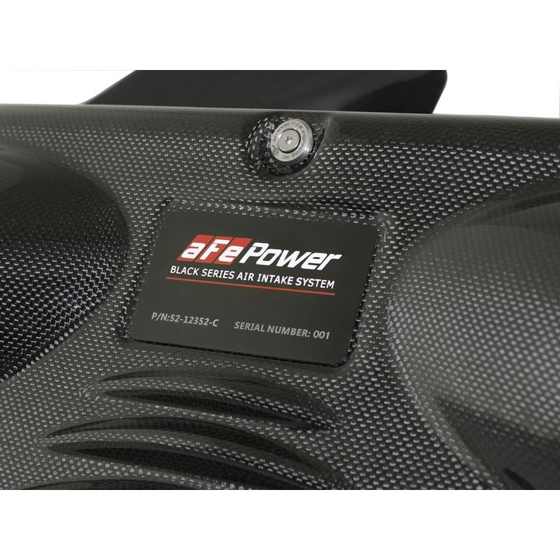 aFe Black Series Stage-2 Carbon Fiber Cold Air Intake System w/ Pro 5R Media (52-12352-C)