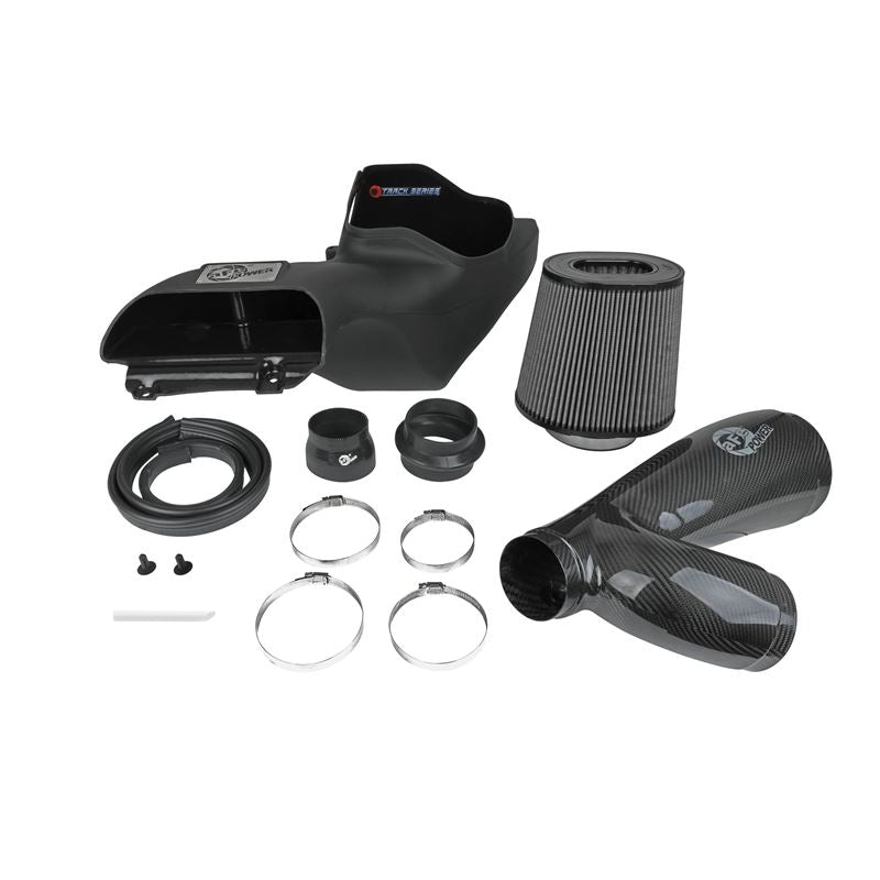 aFe Track Series Stage-2 Carbon Fiber Intake System w/ Pro DRY S Media for 2018-2021 Ford Expedition(57-10010D)