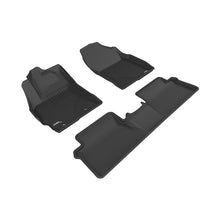 Load image into Gallery viewer, 3D Maxpider KAGU Floor Mat, BLACK, 1ST ROW/2ND ROW (L1TY22901509)