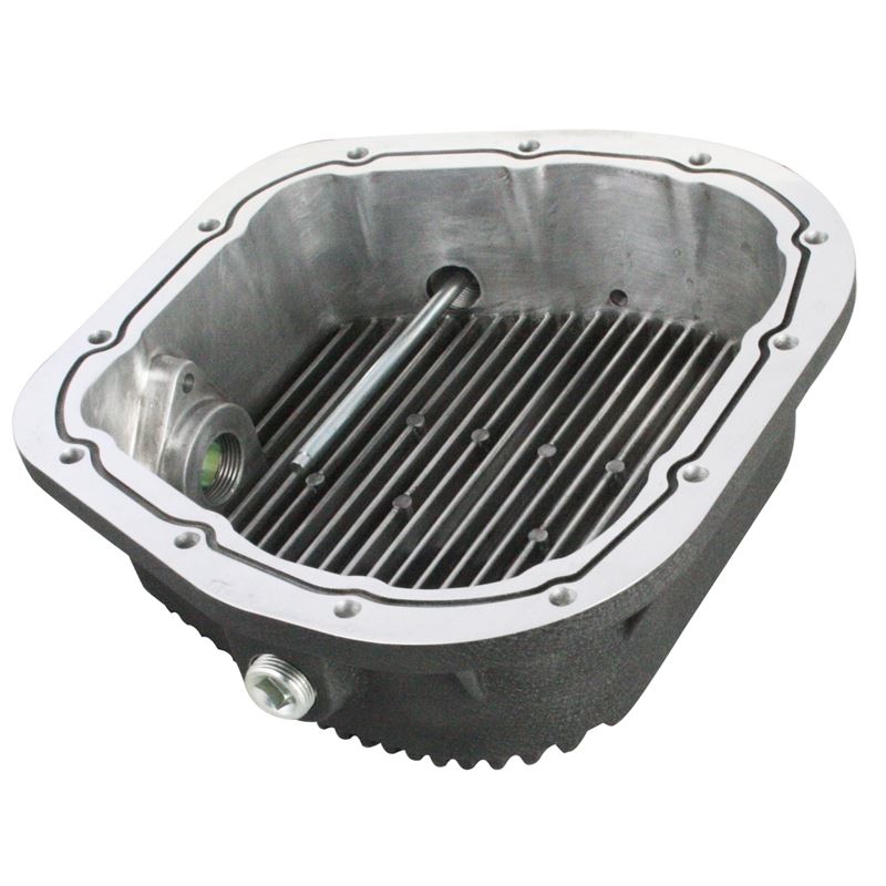 aFe Pro Series Rear Differential Cover Black w/ Machined Fins (9.75-12 Bolt Axle) (46-70152)