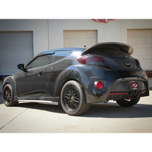 Load image into Gallery viewer, Takeda 3 IN to 2-1/2 IN 304 Stainless Steel Axle-Back Exhaust Carbon Fiber Tip for 2013-2017 Hyundai Veloster(49-37019-C)