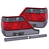 ANZO USA 1995-1999 Mercedes Benz S Class W140 Taillights Red/Smoke (221154)