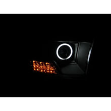 Load image into Gallery viewer, ANZO USA 2009-2015 Dodge Ram 1500 Projector Headlights w/ Halo Black (CCFL) (111159)