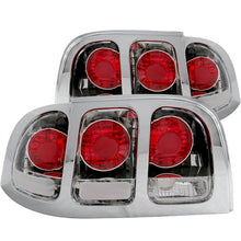 Load image into Gallery viewer, ANZO USA 1994-1998 Ford Mustang Taillights Chrome (221018)