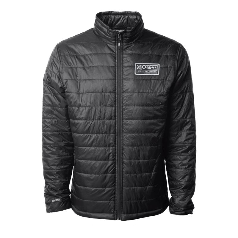 Sparco Jacket Heritage Puff Black (SP06150)