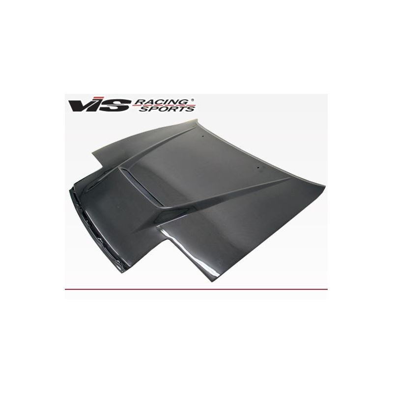 VIS Racing Invader Style Black Carbon Fiber Hood (90TYCEL2DVS-010C)