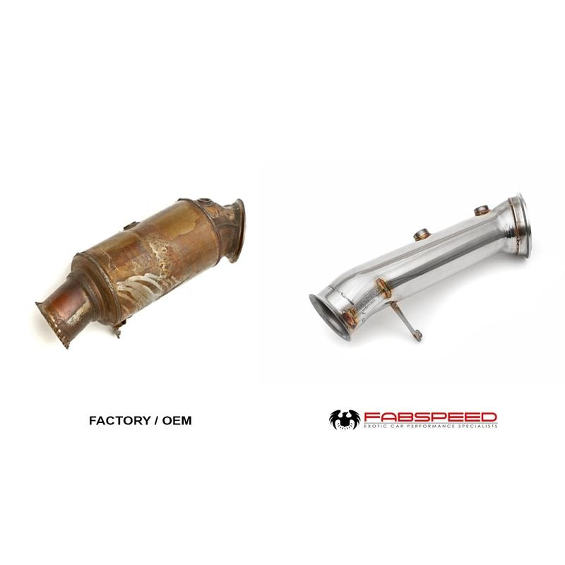 Fabspeed BMW 335i and 435i (F30/F32) link comp. Downpipe (FS.BMW.F3X1.CBDP)