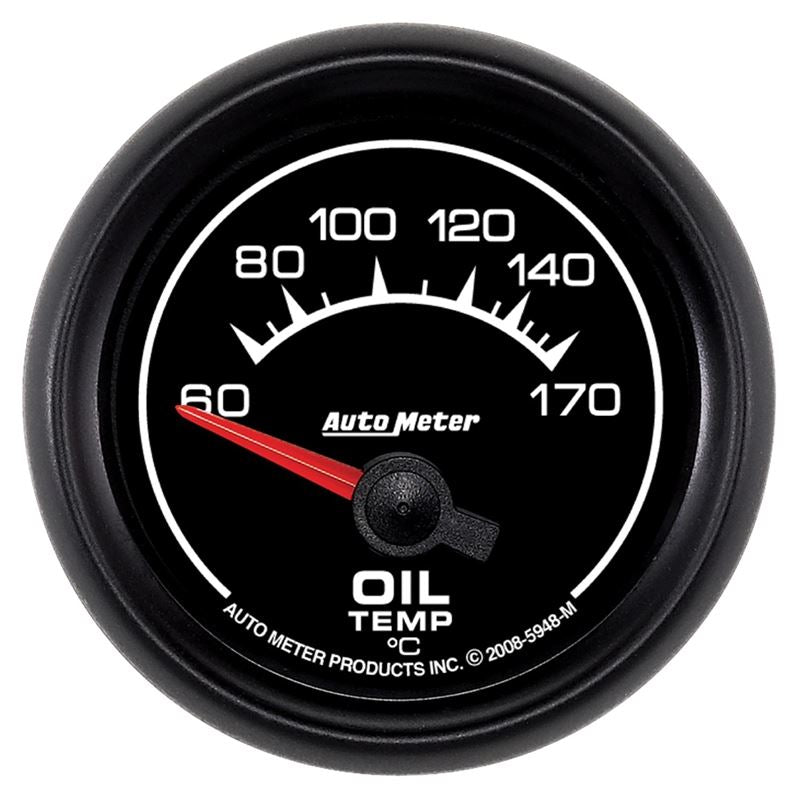 AutoMeter Gauge Oil Temp 2 1/16 in. 60-170C Electric ES (5948-M)