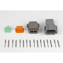 Load image into Gallery viewer, Haltech Plug and Pins Only - Matching Set of Deutsch DT-8 Connectors (DT06-8S + DT04-8P) - ( 13 Amp) (HT-031116)