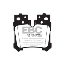 Load image into Gallery viewer, EBC Redstuff Ceramic Low Dust Brake Pads (DP31812C)