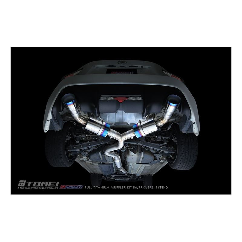 TOMEI FULL TITANIUM MUFFLER KIT EXPREM Ti GR86/BRZ TYPE-D (TB6090-SB05B)