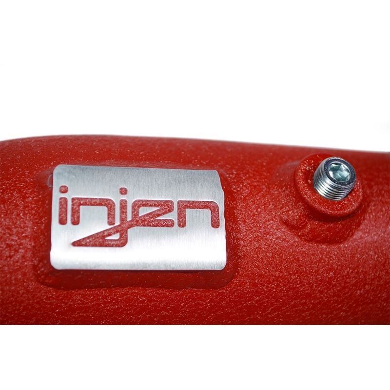 Injen 17-18 Honda Civic Type-R Aluminum Intercooler Piping Kit - Wrinkle Red (SES1582ICPWR)