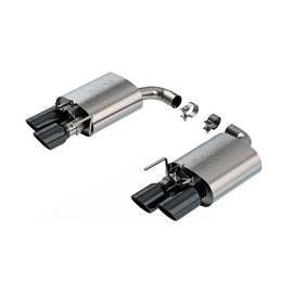 Borla w/ Active Exhaust S-Type Axle-Back Exhaust System - Black Chrome for 2024 Ford Mustang GT 5.0L V8 (11985BC)