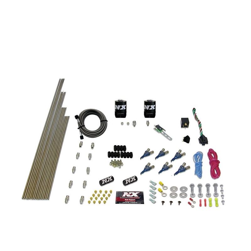 Nitrous Express Pro-Shk/Alc 4 Solenoids Nitrous Kit (250-650HP) w/o Bottle (90065-00)