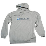 Sparco Hooded Sweatshirt WWW- Large- Heather Gray (SP03100HG3L)