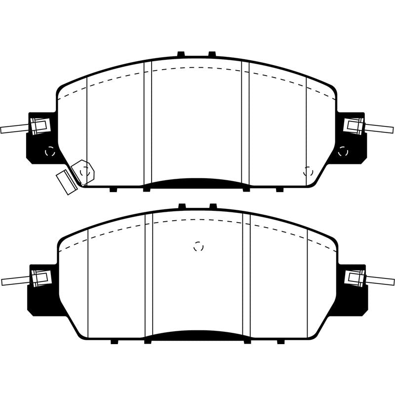 EBC Redstuff Ceramic Low Dust Brake Pads (DP33062C)