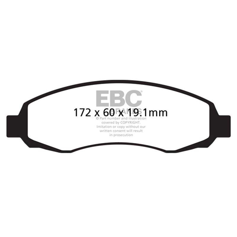 EBC Ultimax OEM Replacement Brake Pads (UD962)