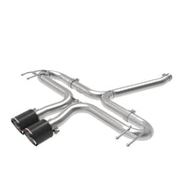 Load image into Gallery viewer, Takeda 2-1/2 IN 304 Stainless Steel Axle-Back Exhaust System w Carbon Fiber Tips (49-36625-C)