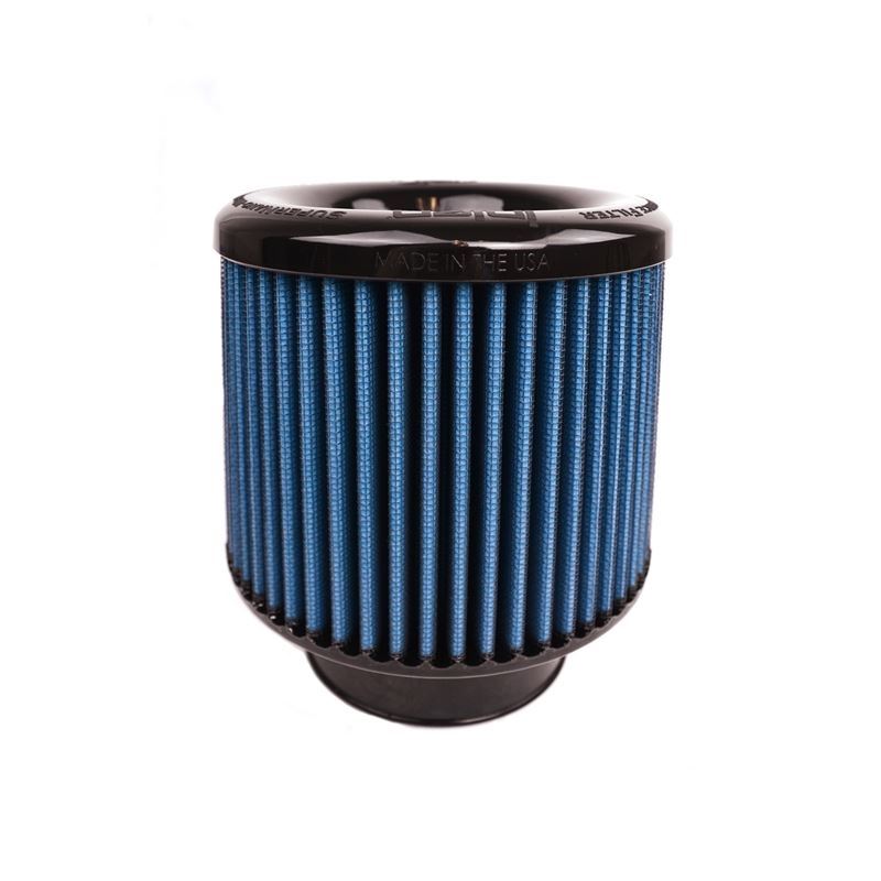 Injen AMSOIL Ea Nanofiber Dry Air Filter - 3.50 Filter 6 3/4 Base / 5 Tall / 5 Top (X-1015-BB)