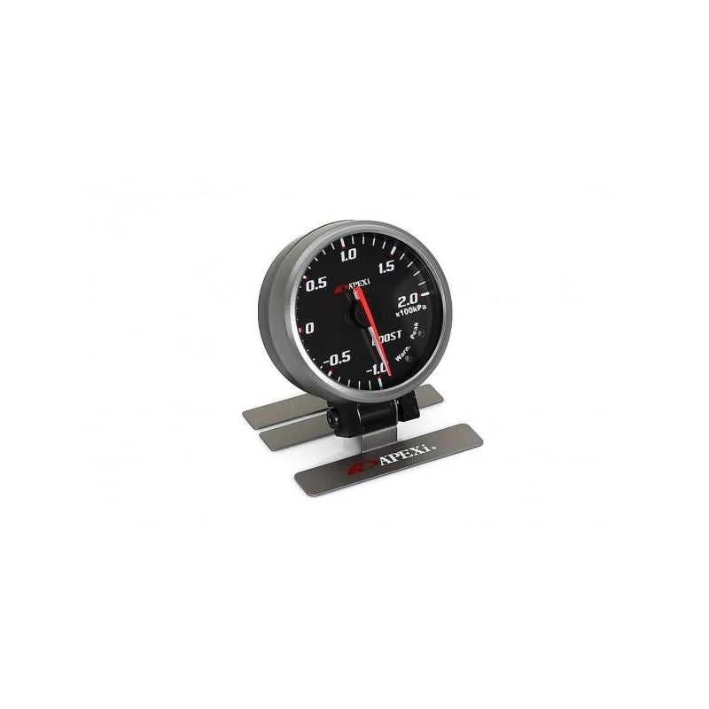 APEXi EL II System Gauge, Boost (KPA), White Display / Silver Ring (403-A055)