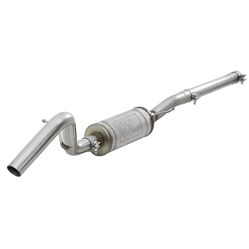 aFe MACH Force-Xp 2-1/2 IN 409 Stainless Steel Cat-Back Mid-Pipe w/ Muffler (49-48063)