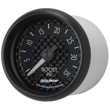 Load image into Gallery viewer, AutoMeter GT Series 52mm Mechanical 0-35 psi Boost Gauge (8004)