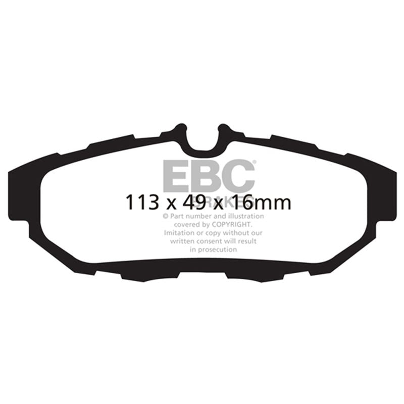 EBC Yellowstuff Street And Track Brake Pads (DP41870R)