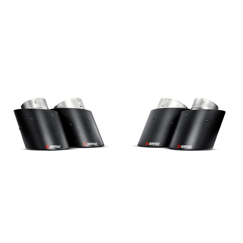 Akrapovic 13-17 Audi S6 Avant/Limousine (C7) Evolution Line Cat Back (Titanium) w/ Carbon Tips (S-AU/TI/6H)