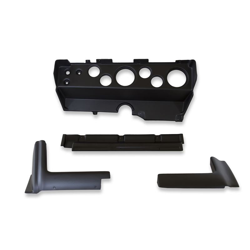 AutoMeter Designer Black 70-74 E-Body/Cuda/Challenger Dash Kit 6pc Tach/ MPH/ Fuel/ Oil/ WTMP/ Volt (7029-DB)