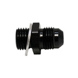 DeatschWerks 6AN Male Flare to M14 X 1.5 Male Metric Adapter (Incl Washer) - Anodized Matte Black(6-02-0614-B)