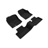 3D Maxpider ELEGANT Floor Mat, BLACK, 1ST ROW/2ND ROW (L1LR02704709)