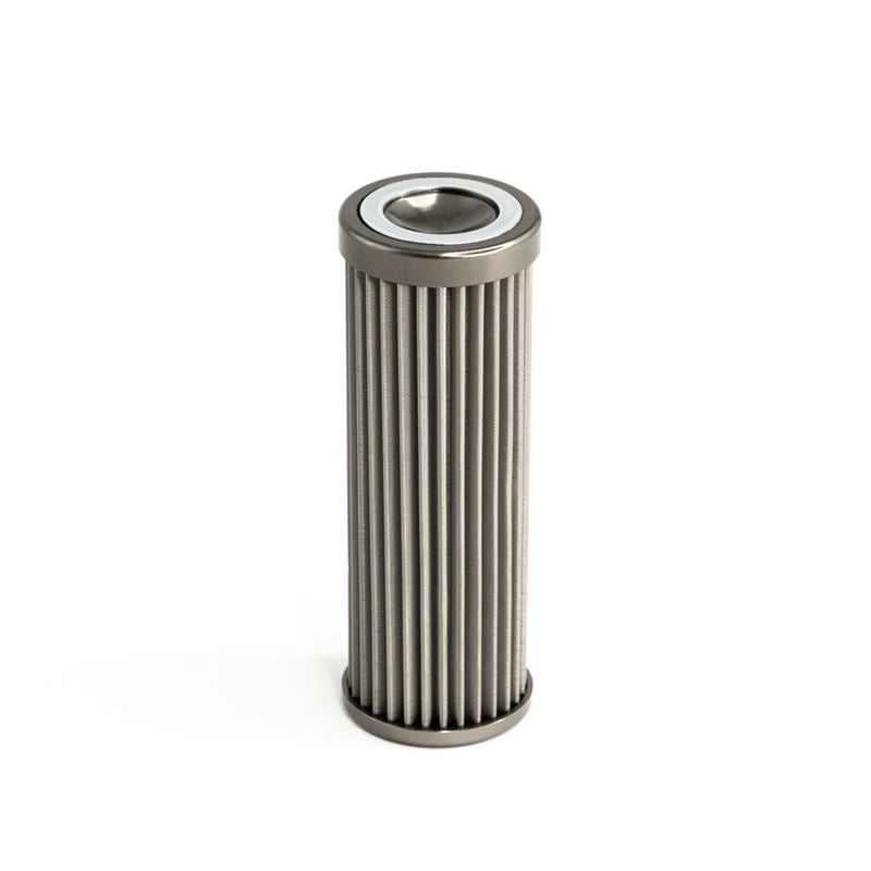 Deatschwerks In-line fuel filter element, stainless steel 40 micron. DW 160mm housing, Universal (8-02-160-040)