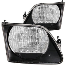 Load image into Gallery viewer, ANZO USA 1997.5-2003 Ford F-150 Crystal Headlights Black G2 (111083)