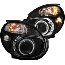 Load image into Gallery viewer, ANZO USA 2002-2003 Subaru Impreza Projector Headlights w/ Halo Black (121436)