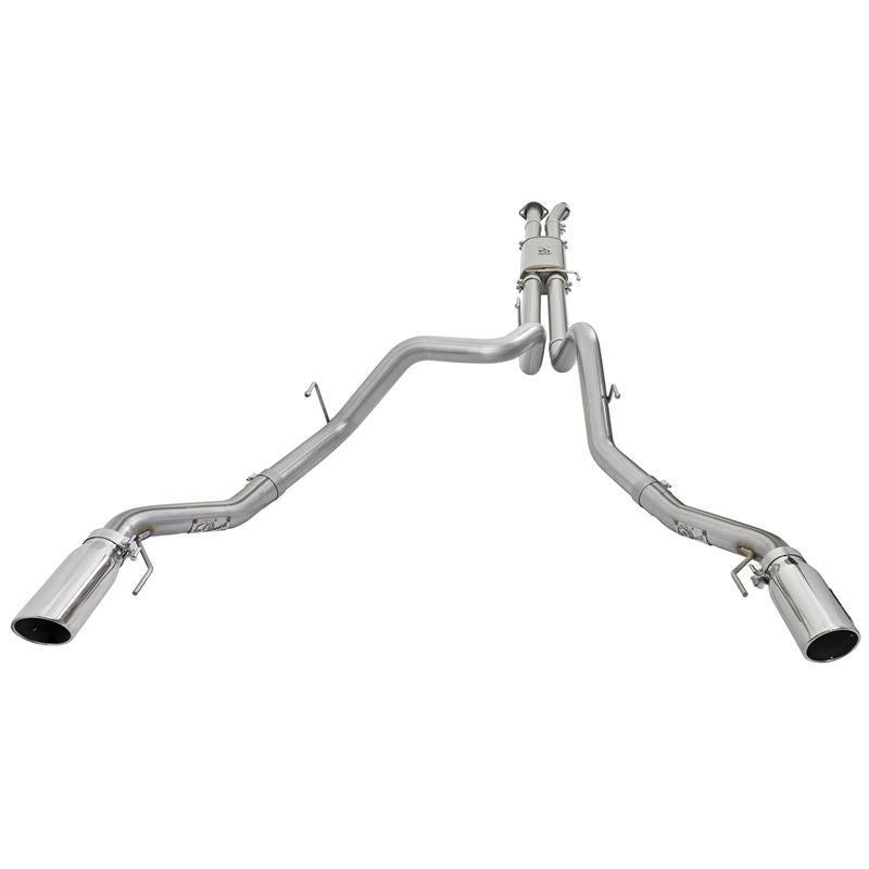 aFe MACH Force-Xp 3 IN 409 Stainless Steel Cat-Back Exhaust System w/Polished Tip (49-43045-P)