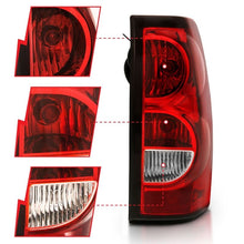 Load image into Gallery viewer, ANZO USA Tail Light Assembly, Red/Clear Lens, w/Black Trim, OE Replacement, (311302)