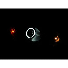 Load image into Gallery viewer, ANZO USA 2004-2007 Mitsubishi Lancer Projector Headlights w/ Halo Black (CCFL) (121102)