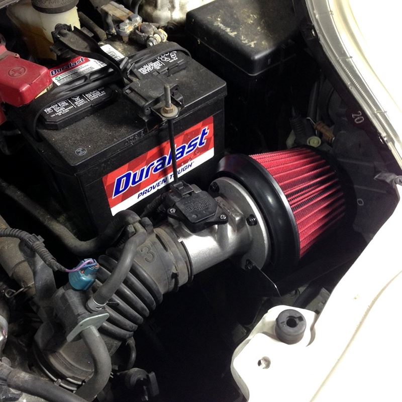 APEXiÂ® Power Metal Polished Short Ram Air Intake System with Red Filter (508-T036)