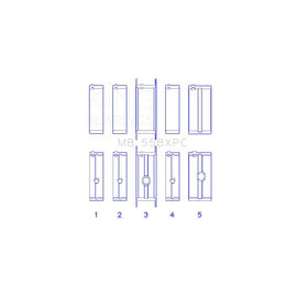 King Engine Bearings Main Bearing Set for 1966-1970 Fargo A100 Van (MB 558XPC 010)