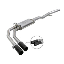 Load image into Gallery viewer, aFe Rebel Series 3 IN to 2-1/2 IN 409 Stainless Steel Cat-Back Exhaust w/ Black Tip (49-44098-B)