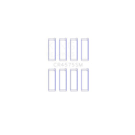 King Engine Bearings Connecting Rod Bearing Set for 2014-2017 Kia Forte Koup (CR4575SM0.25)