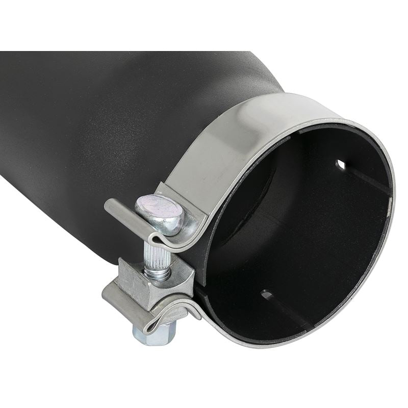 aFe MACH Force-Xp 409 Stainless Steel Clamp-on Exhaust Tip Black (49T35451-B12)