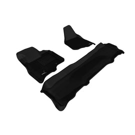 3D Maxpider KAGU Floor Mat, BLACK, 1ST ROW/2ND ROW (L1FR07001509)