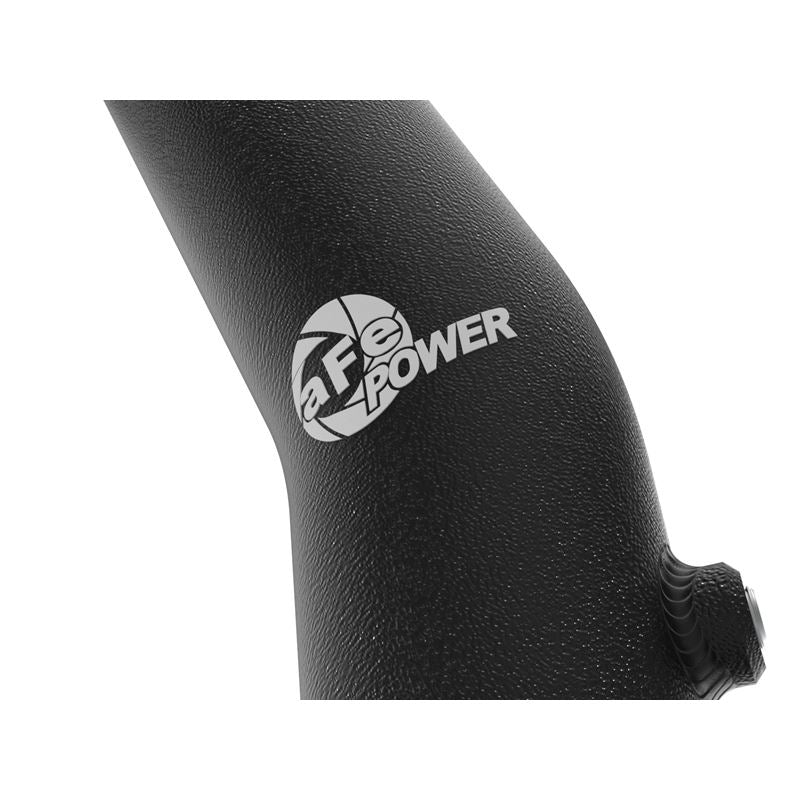 aFe BladeRunner 2-1/4 IN to 2-1/2 IN Aluminum Hot Charge Pipe Black (46-20628-B)